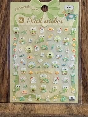 #KP-785 Keroppi Nail Stickers - nail art